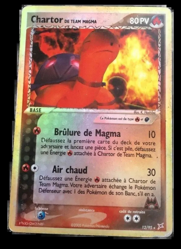 Image of the card Chartor de Team Magma