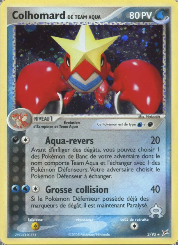 Image of the card Colhomard de Team Aqua