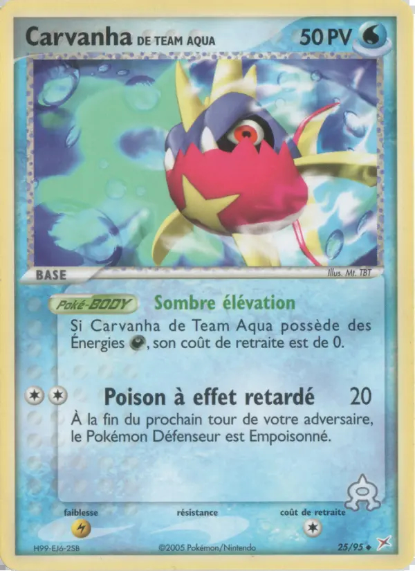 Image of the card Carvanha de Team Aqua