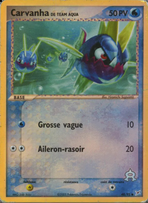 Image of the card Carvanha de Team Aqua