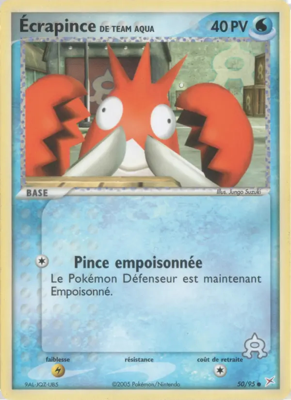 Image of the card Écrapince de Team Aqua