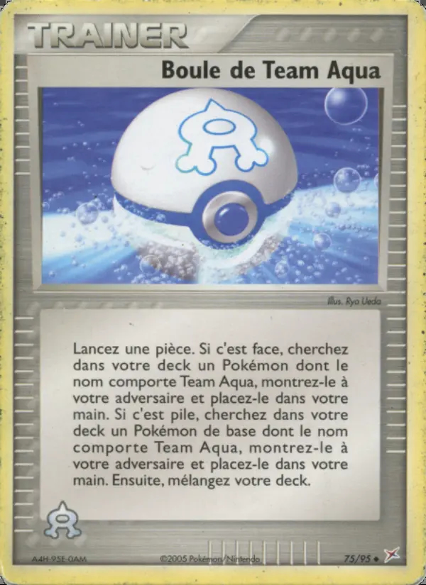 Image of the card Boule de Team Aqua
