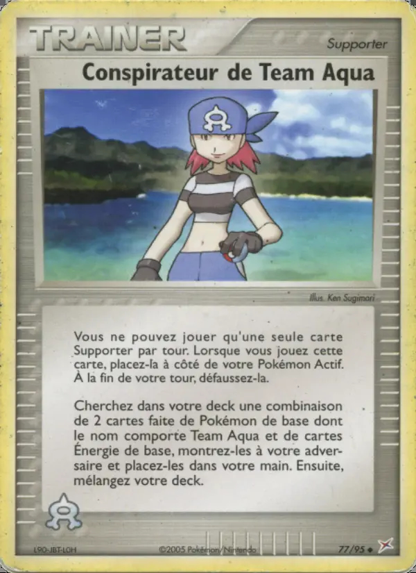 Image of the card Conspirateur de Team Aqua