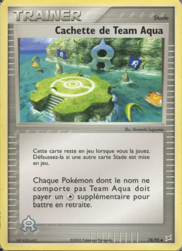Image of the card Cachette de Team Aqua
