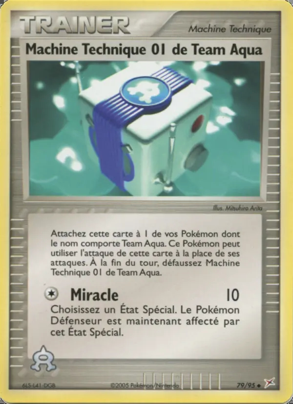 Image of the card Machine Technique 01 de Team Aqua