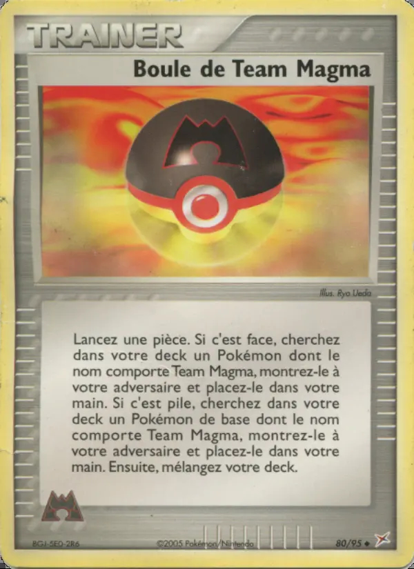 Image of the card Boule de Team Magma