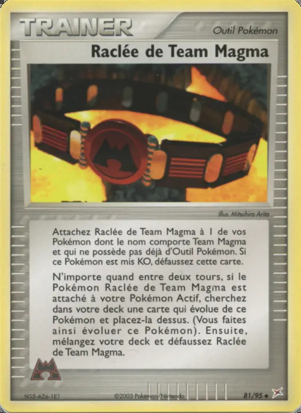 Image of the card Raclée de Team Magma