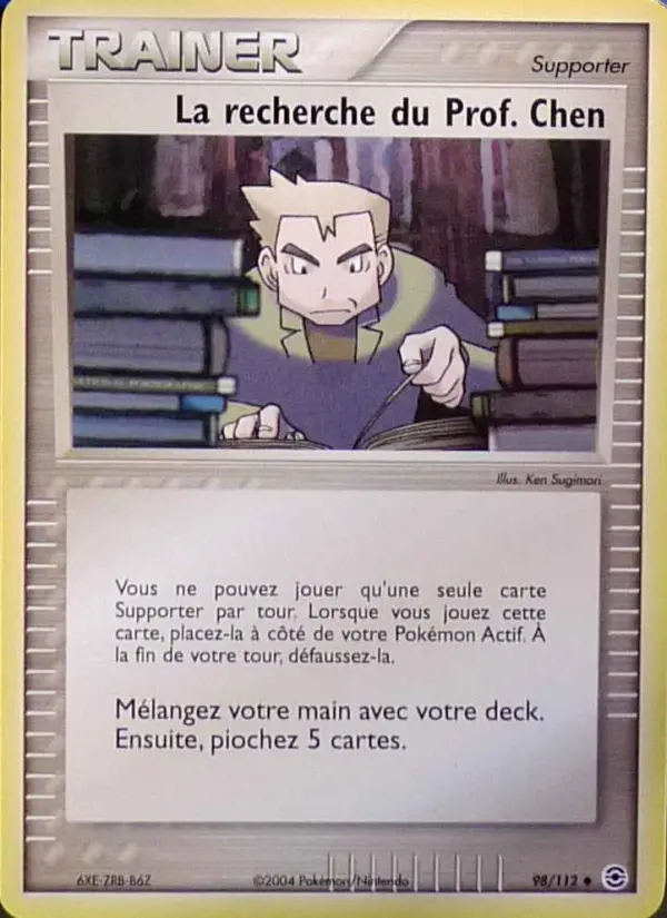 Image of the card La recherche du Prof. Chen