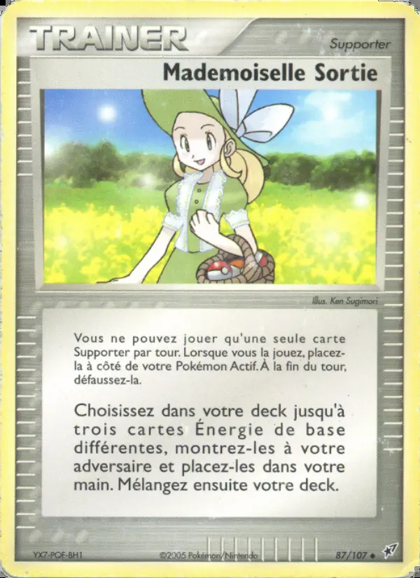 Image of the card Mademoiselle Sortie
