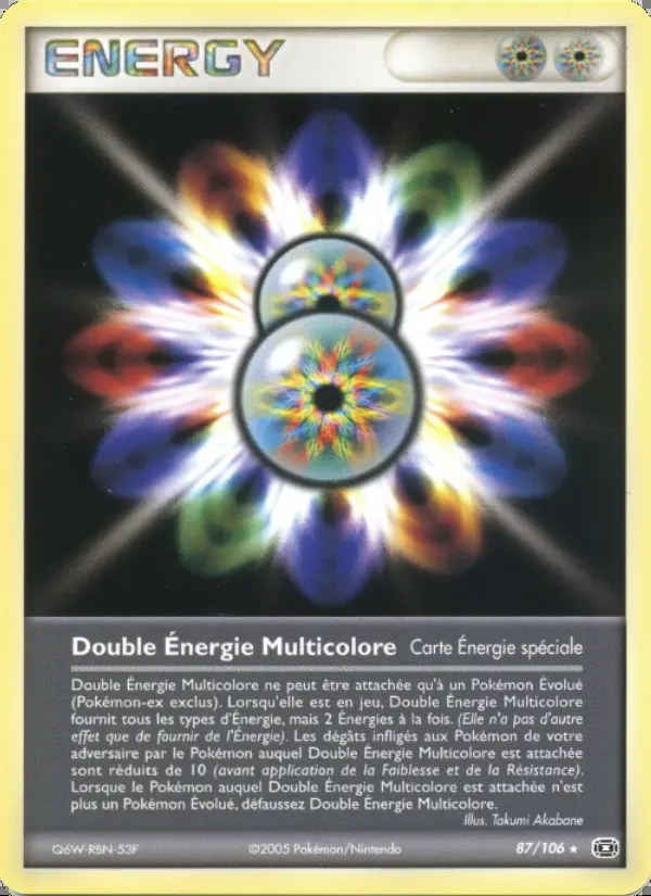 Image of the card Double Énergie Multicolore