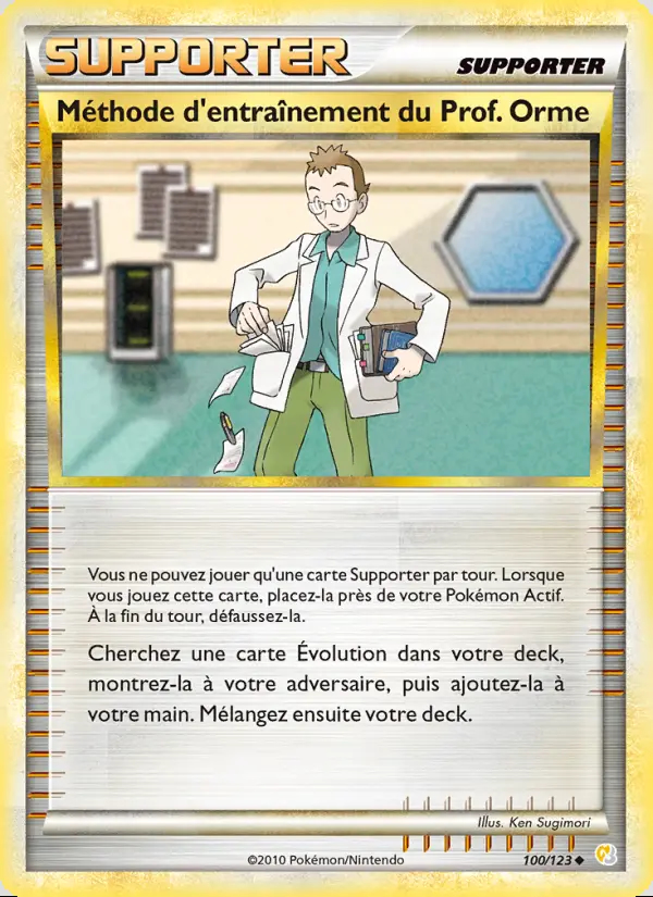 Image of the card Méthode d'entraînement du Prof.Orme