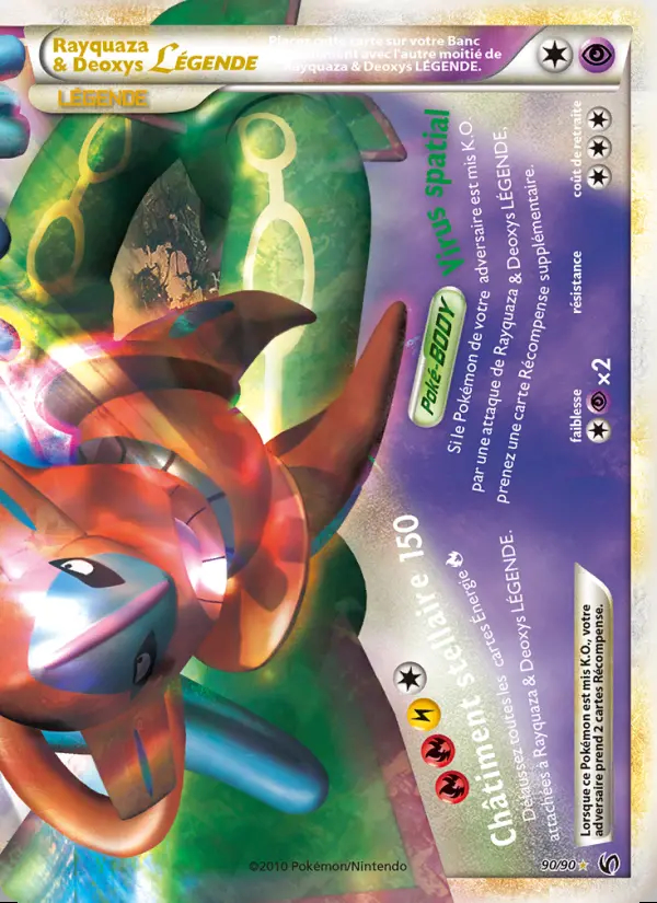 Image of the card Rayquaza & Deoxys LÉGENDE