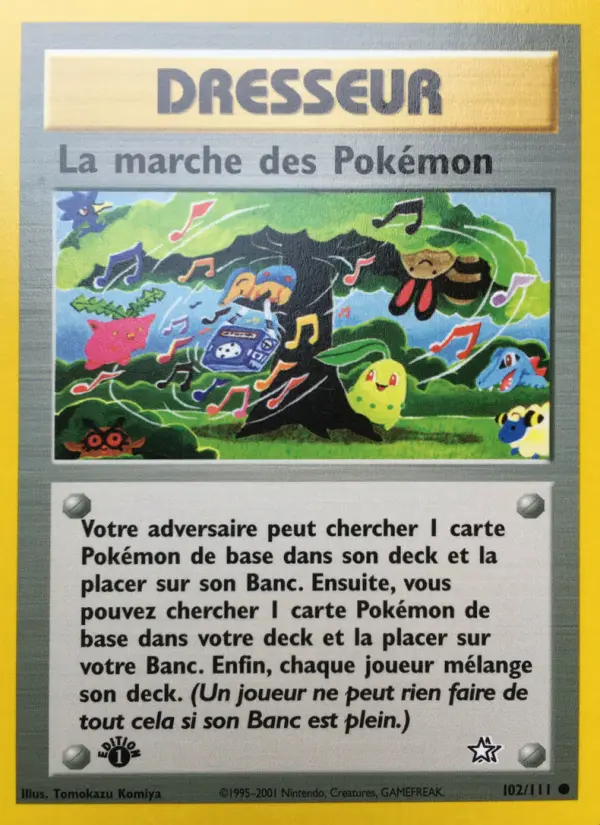 Image of the card La marche des Pokémon