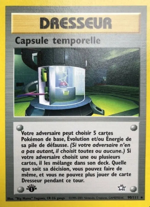 Image of the card Capsule temporelle
