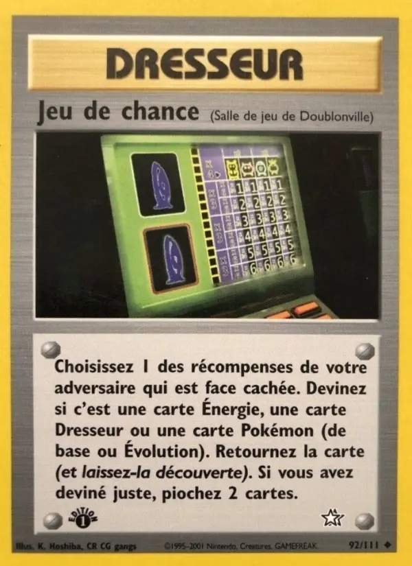 Image of the card Jeu de chance