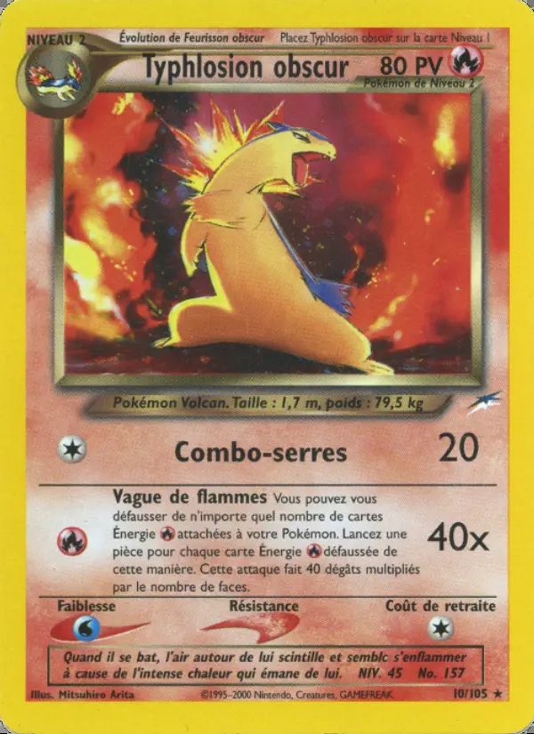 Image of the card Typhlosion obscur