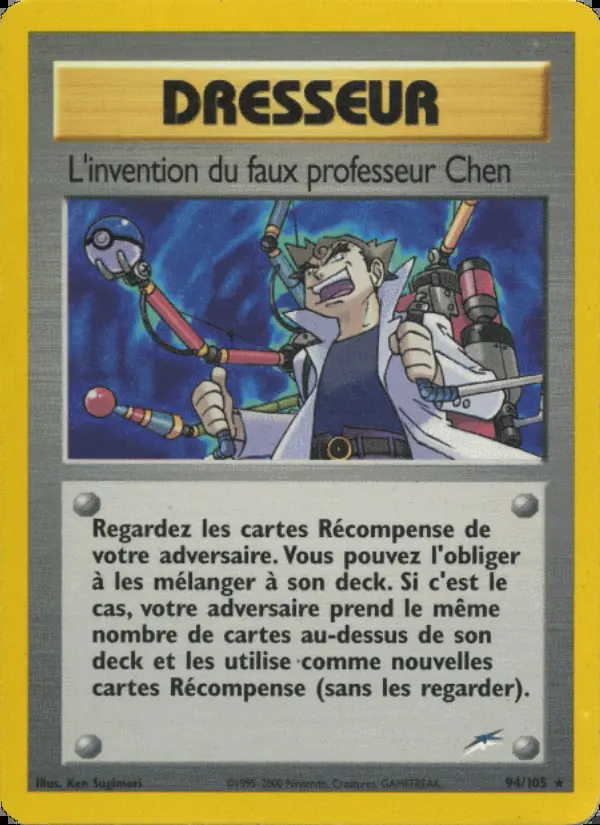 Image of the card L'invention du faux professeur Chen