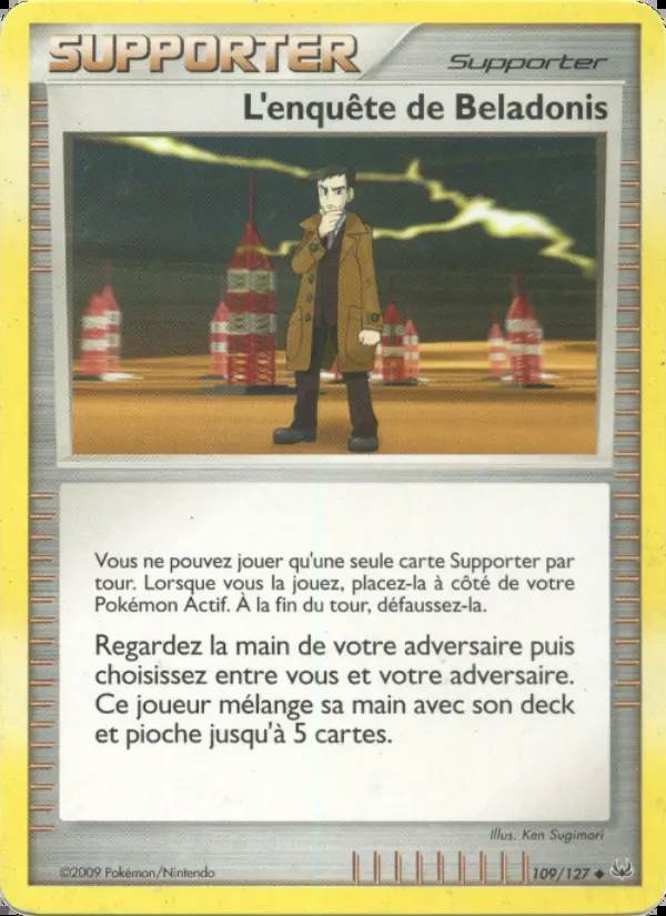 Image of the card L'enquête de Beladonis