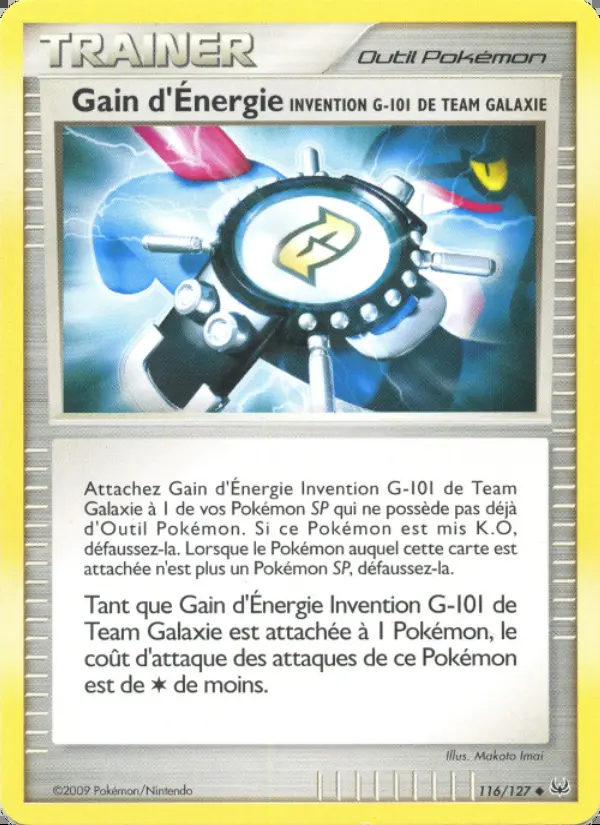 Image of the card Gain d'Énergie Invention G-101 de Team Galaxie