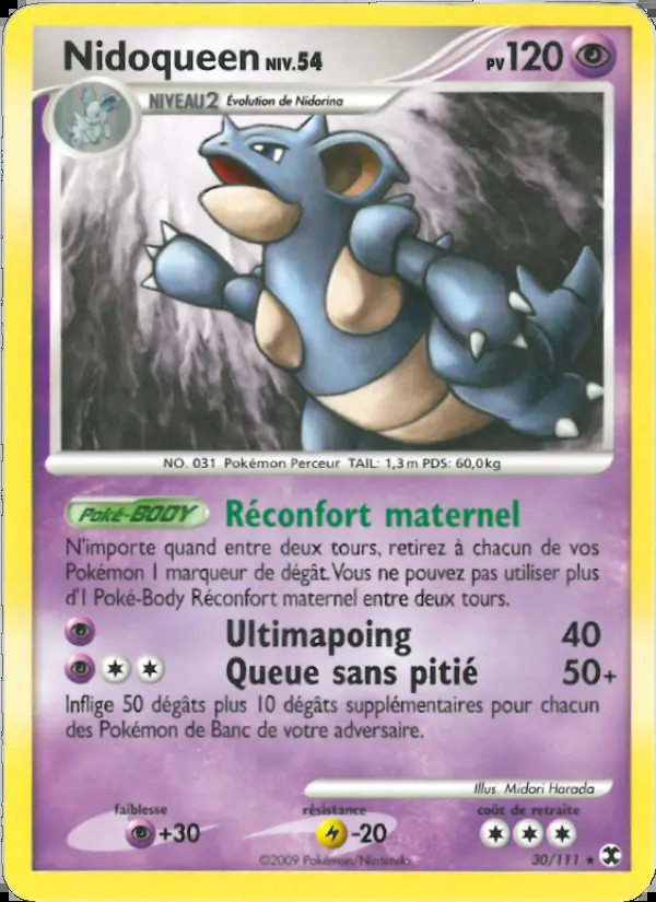 Image of the card Nidoqueen Niv. 54