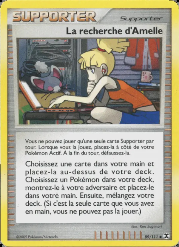 Image of the card La recherche d'Amelle