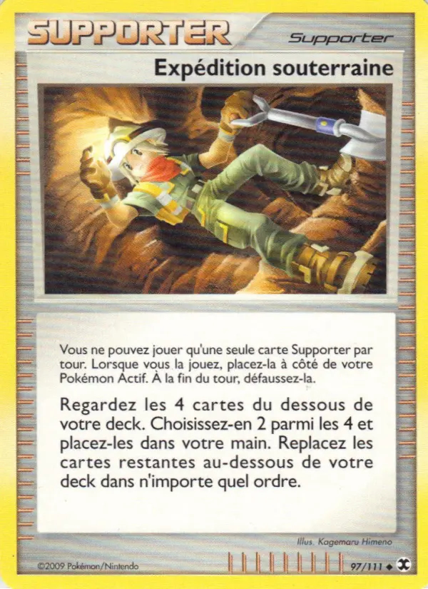 Image of the card Expédition souterraine