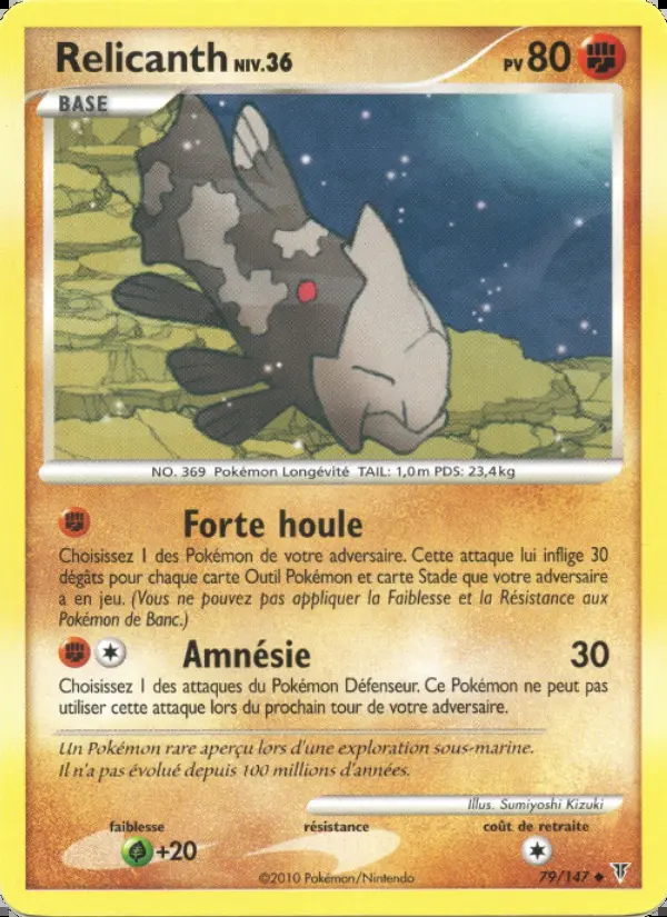Image of the card Relicanth