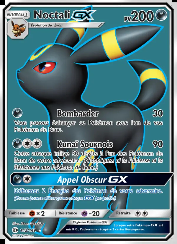 Image of the card Noctali GX