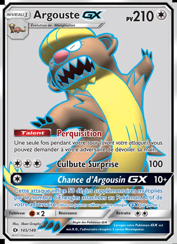 Image of the card Argouste GX