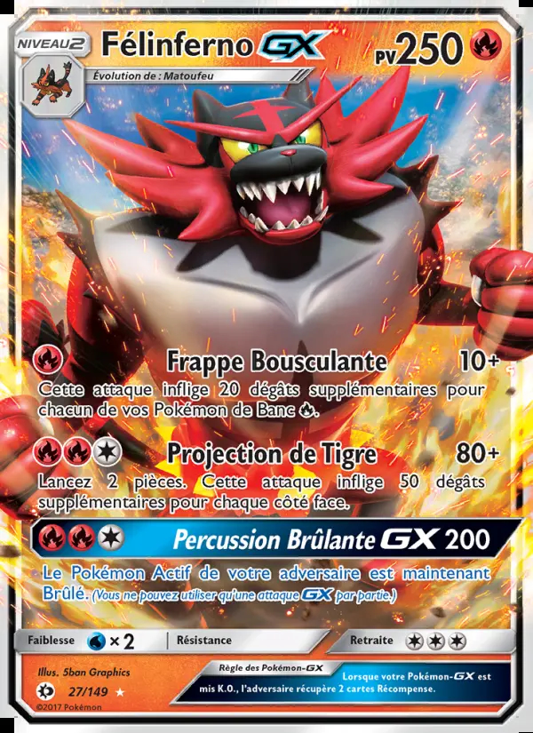 Image of the card Félinferno GX