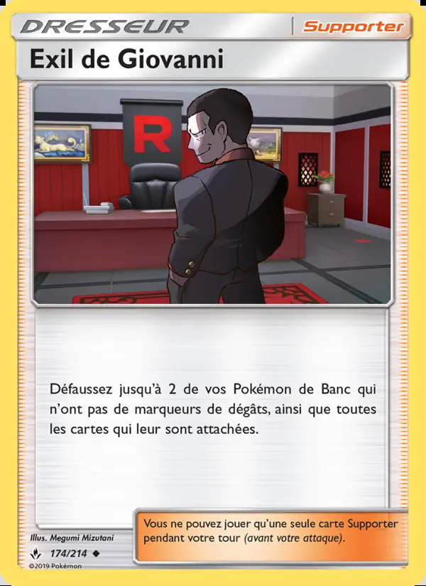 Image of the card Exil de Giovanni