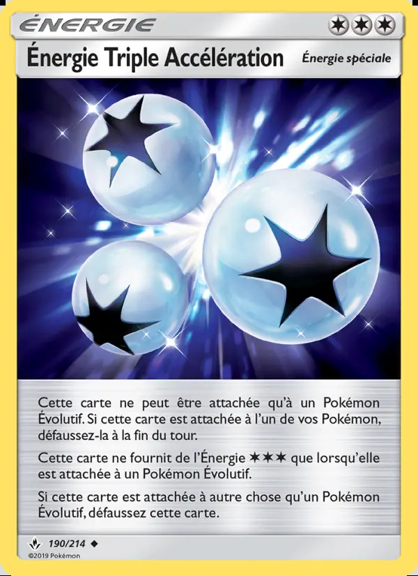 Image of the card Énergie Triple Accélération