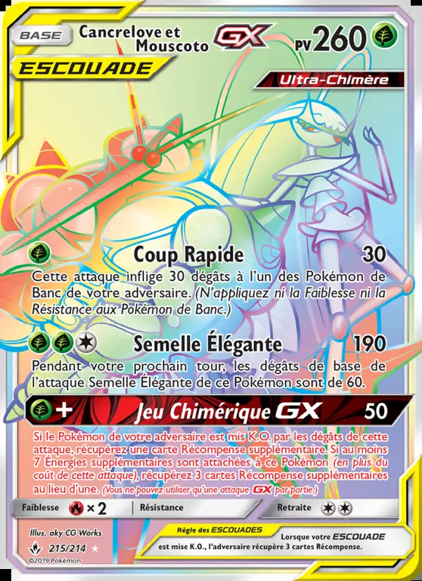 Image of the card Cancrelove et Mouscoto GX