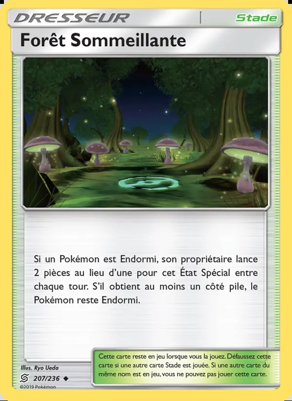 Image of the card Forêt Sommeillante