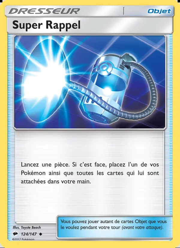 Image of the card Super Rappel
