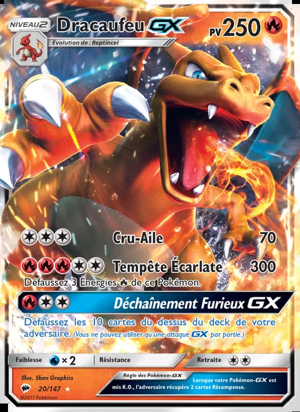 Image of the card Dracaufeu GX