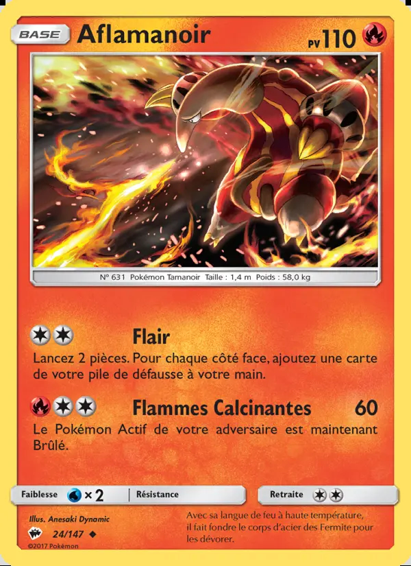 Image of the card Aflamanoir