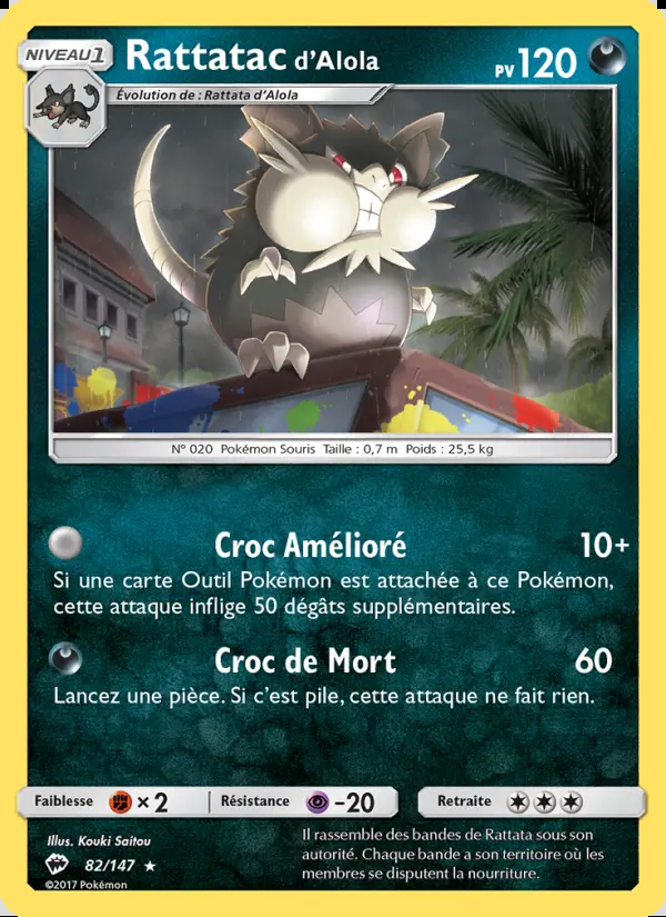 Image of the card Rattatac d’Alola