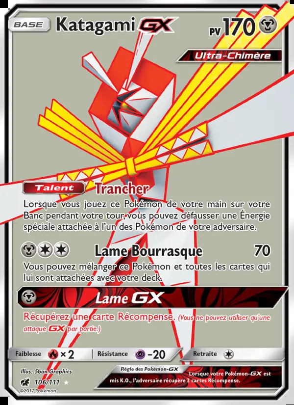 Image of the card Katagami GX