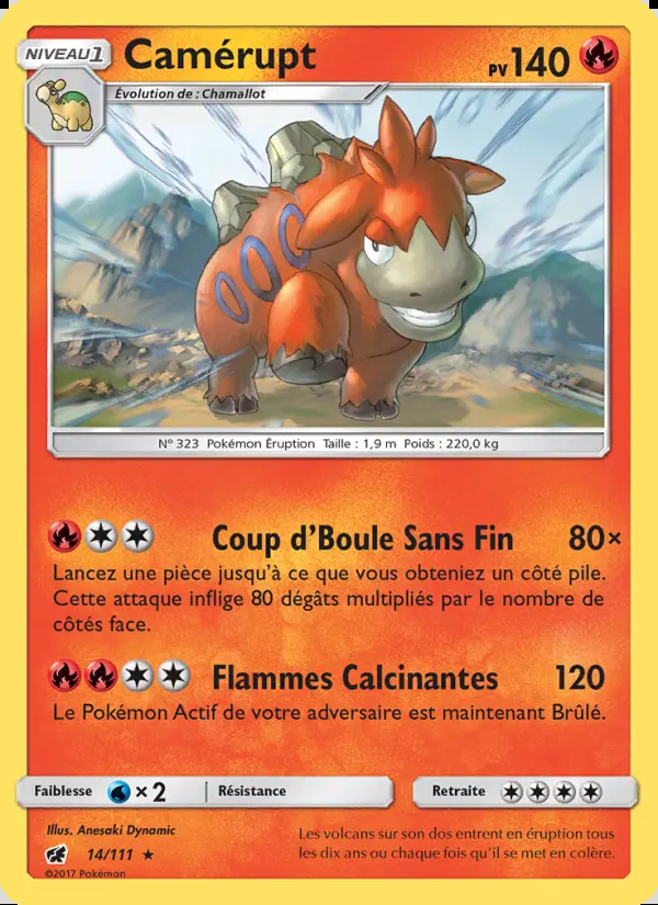 Image of the card Camérupt
