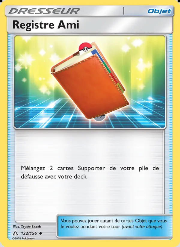 Image of the card Registre Ami