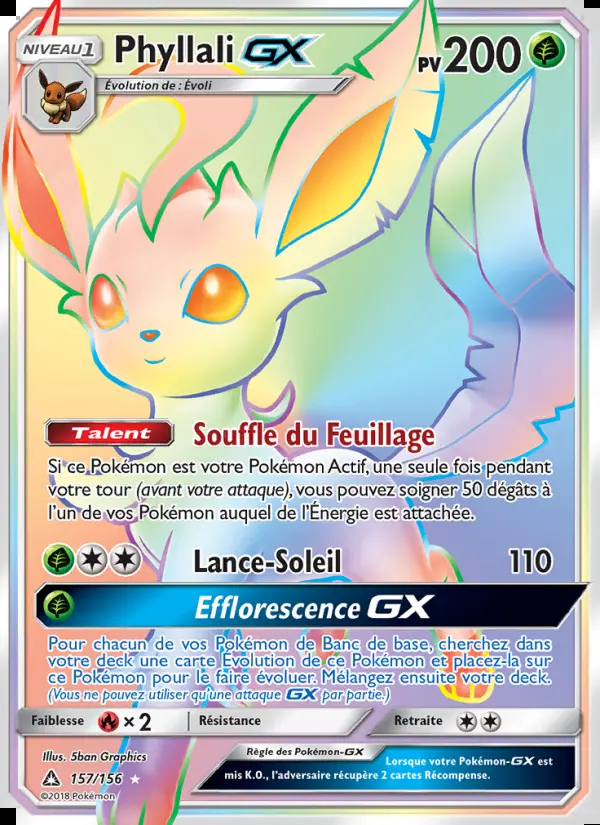 Image of the card Phyllali GX