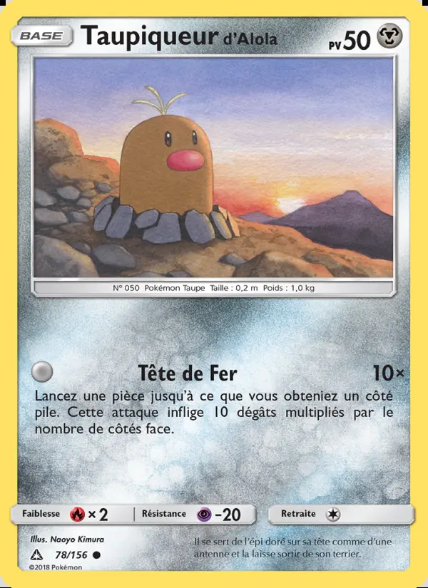 Image of the card Taupiqueur d’Alola