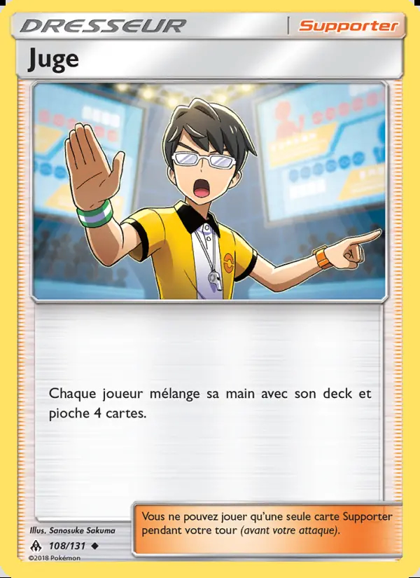Image of the card Juge