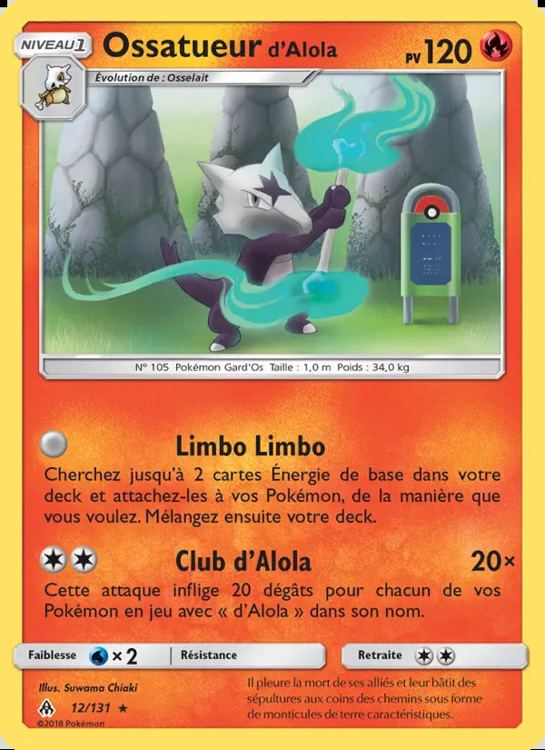 Image of the card Ossatueur d’Alola