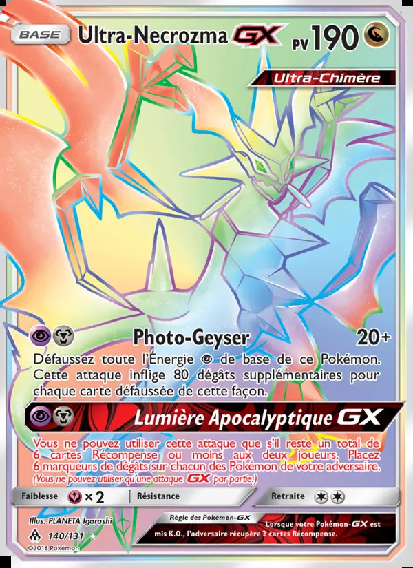 Image of the card Ultra-Necrozma GX