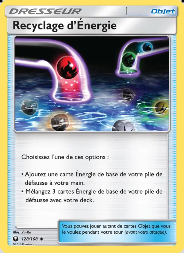 Image of the card Recyclage d’Énergie
