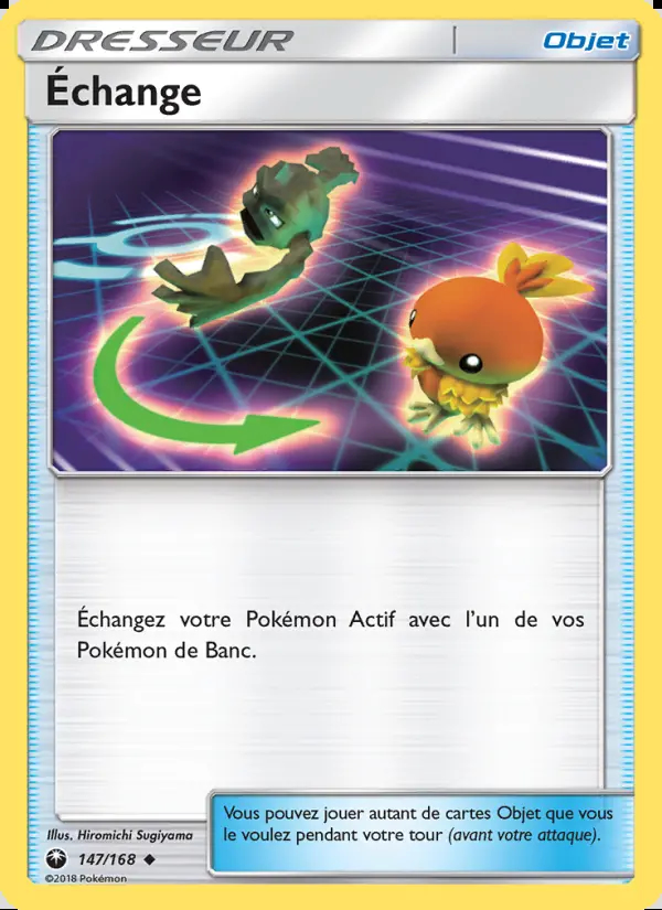 Image of the card Échange