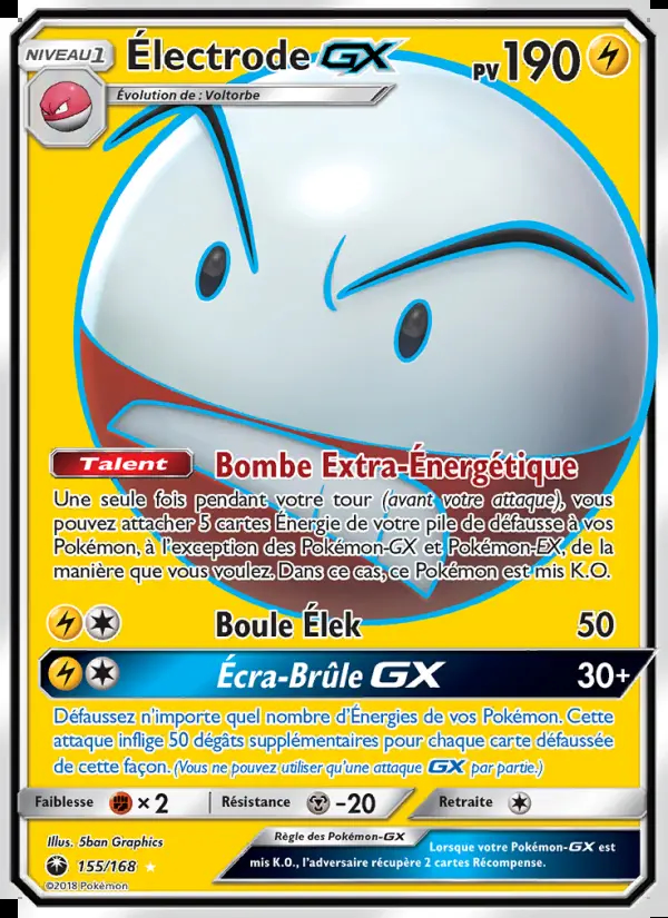 Image of the card Électrode GX