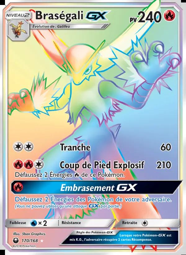 Image of the card Braségali GX